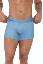 Синие трусы-боксеры с эффектом перфорации Euphoria Boxer (Размер: M) (Цвет: синий)