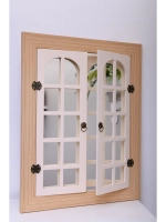 Декоративное зеркало-окно настенное, акцент для интерьера