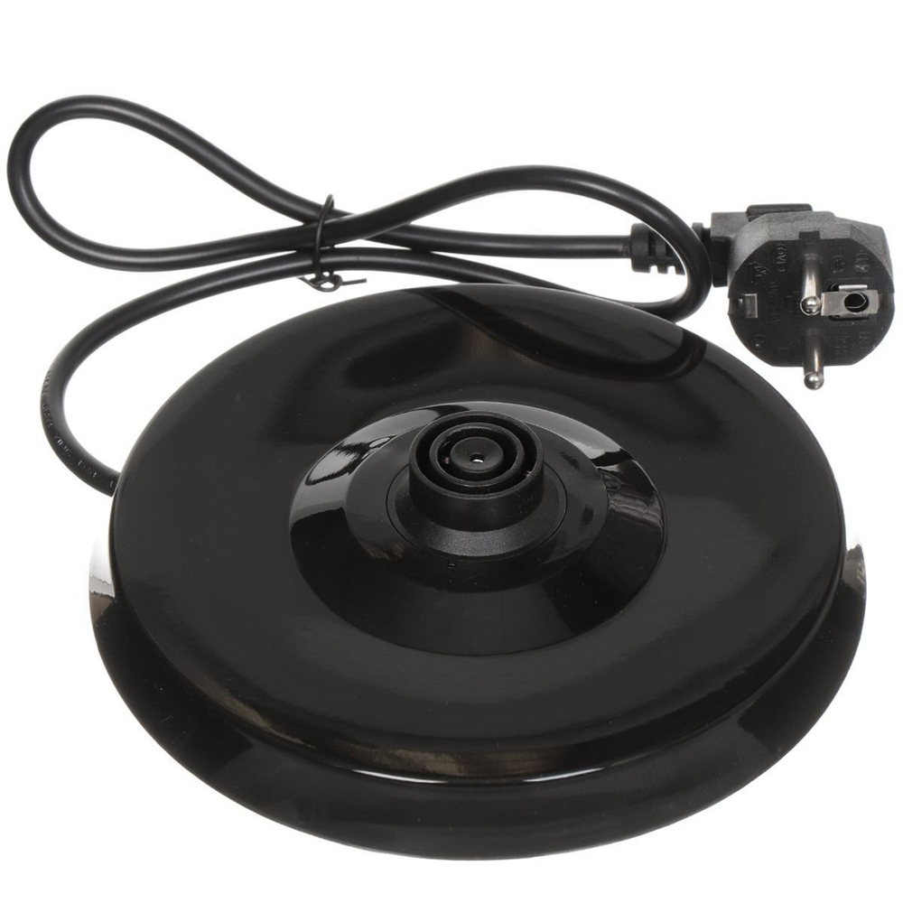 Чайник электрический Lofter, F01, черный, 2.2 л, 1500 Вт, скрытый нагревательный элемент, металл