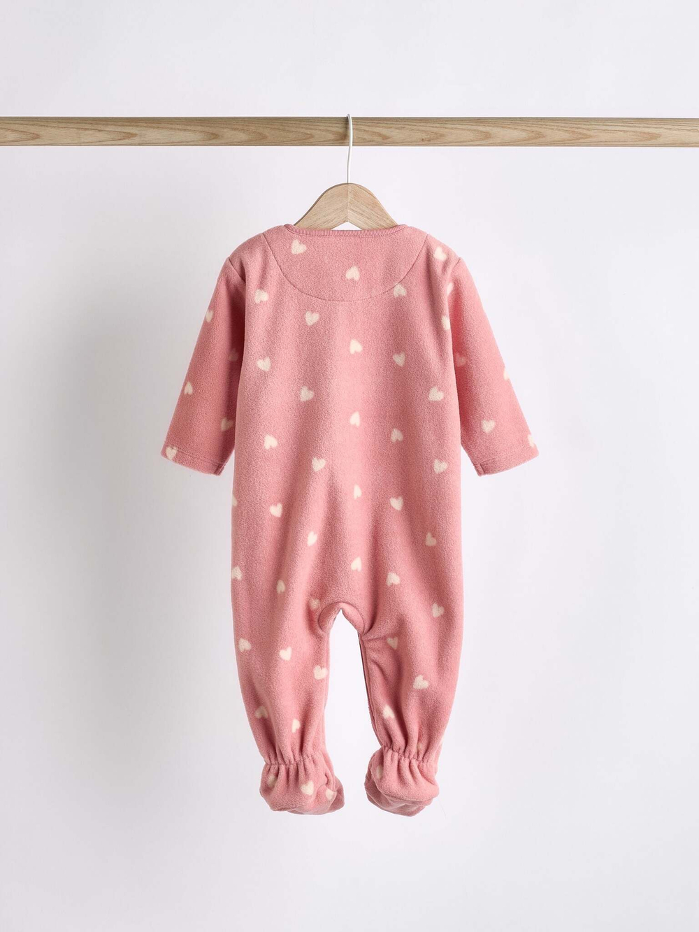 Комбинезон флисовый для малышей Next K79-434, 2 шт., Молочный, Розовый