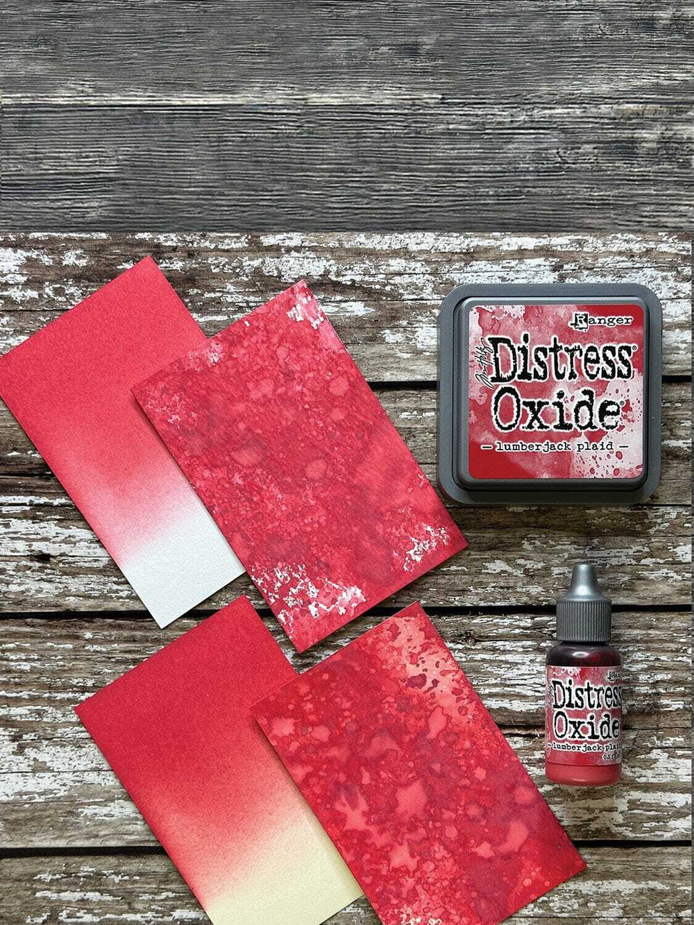 Distress Oxide Pad. Lumberjack Plaid