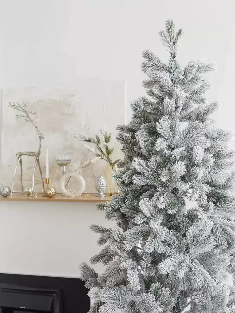 Заснеженная елка «Аляска» GT (Литая хвоя) 120 см / 1,2 м