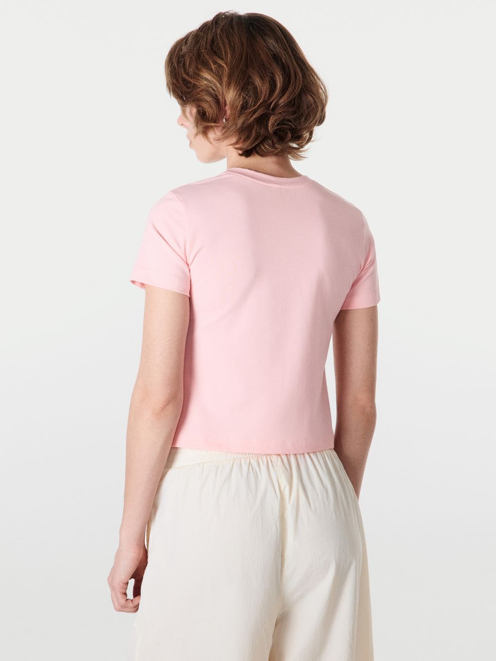 Футболка укороченная "Розовая" женская