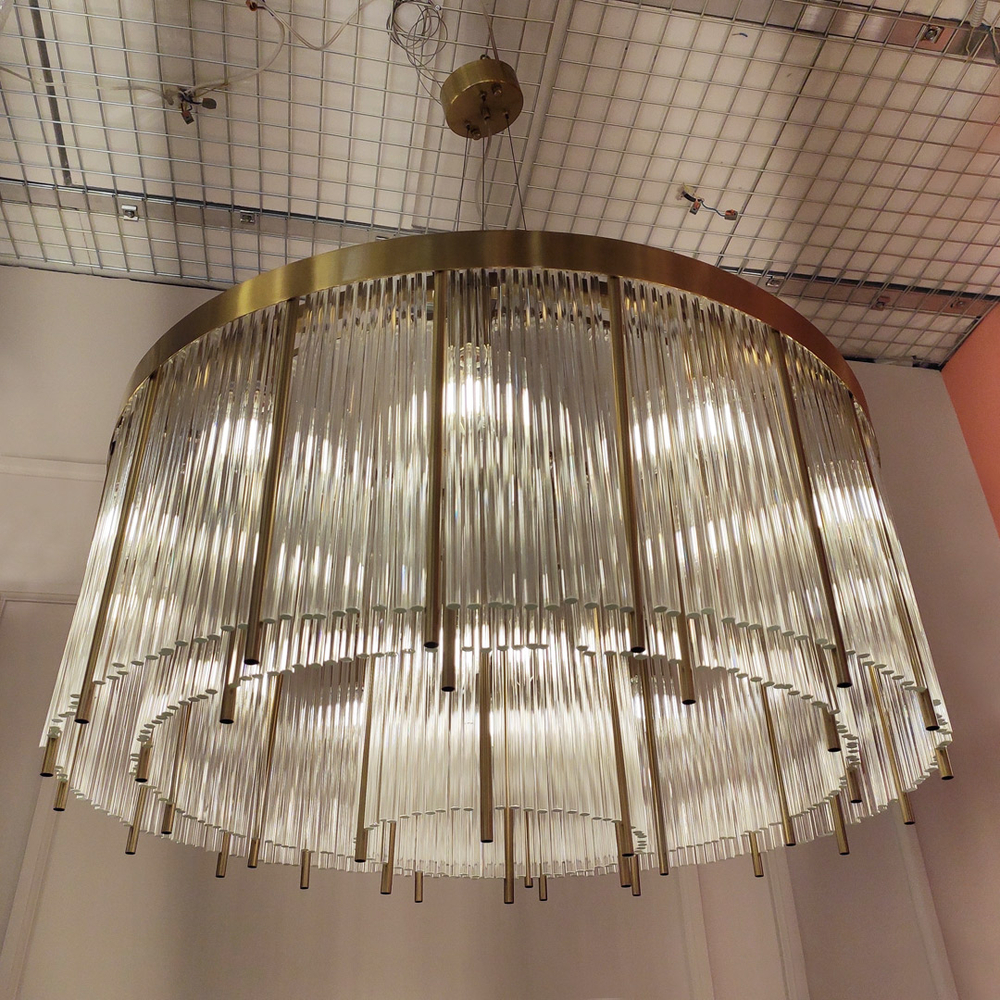 Люстра Cloyd CARTEL-A C15 / Ø80 см - латунь (арт.10628)