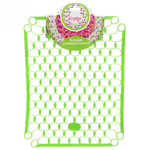 Коврик для раковины «Сеточка» 32*23см зеленый Селфи