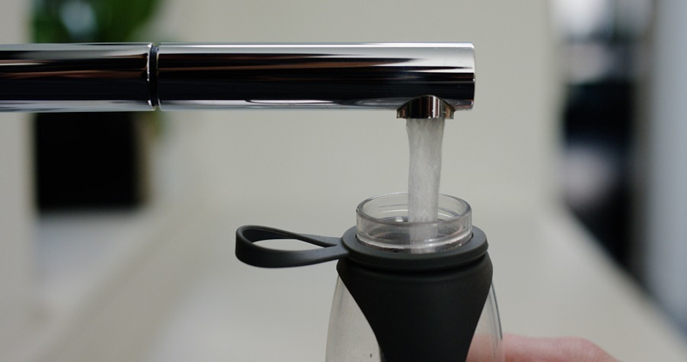 Экобутылка с фильтром black+blum, eau good duo, 700 мл, серо-зеленая