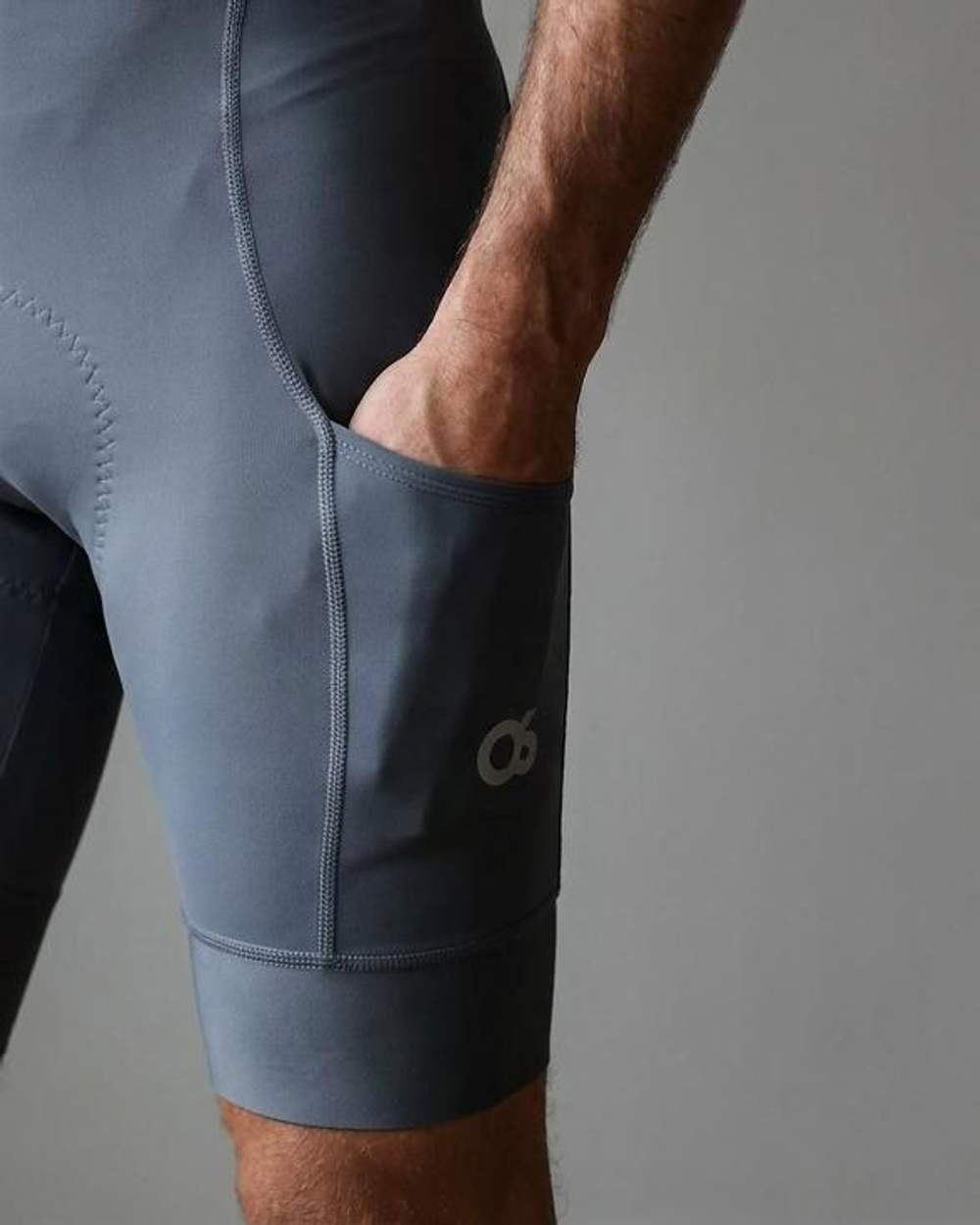 4 pocket bib-Shorts Graphite