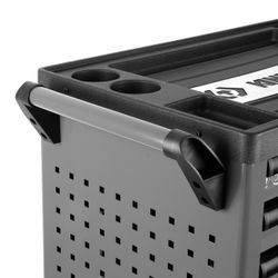 KING TONY (87G38-7B-G) Тележка инструментальная, 7 выдвижных ящиков, "PROFESSIONAL", серая