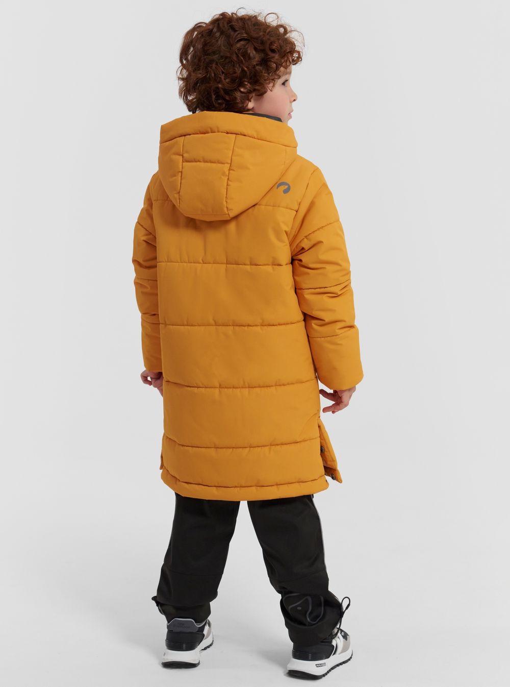 Пальто детское MIGELE NORPPA желтая горчица