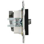 SKANDY Розетка двойная TV+SAT SK-A13Bl черный IEK