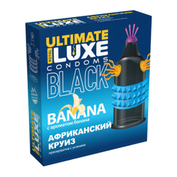 Презервативы Luxe BLACK ULTIMATE Африканский Круиз (Банан) 4715lux
