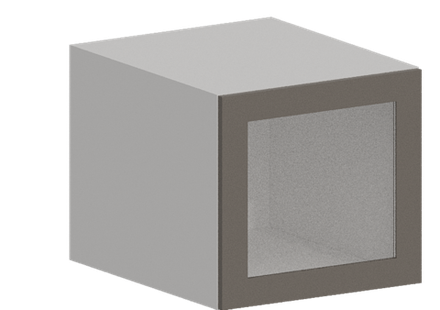 Кухня Модуль ШВГС 519 Белый / Грей Софт