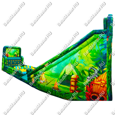 Надувная полоса препятствий "Кокосовое приключение", 25*5*8 м