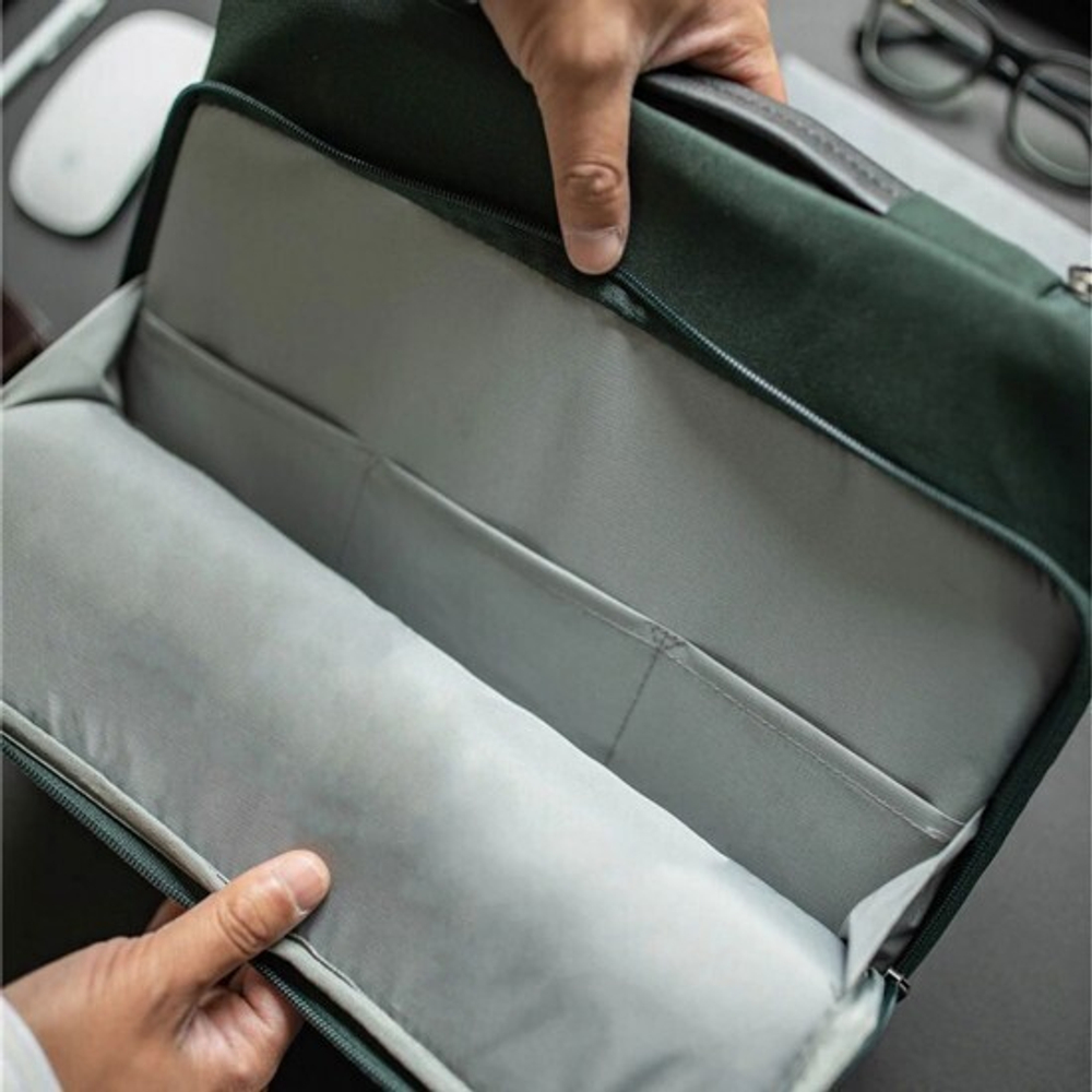 Сумка-портфель для ноутбука POFOKO 15 дюймов, 011847 Черный