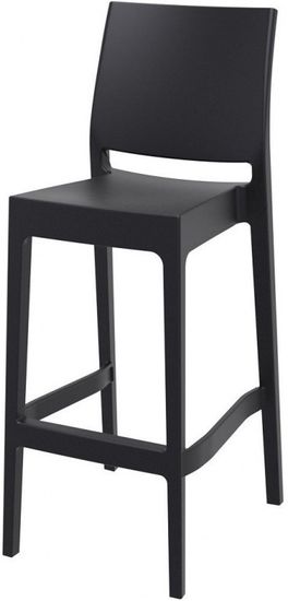 Стул пластиковый барный Maya Bar 75 черный