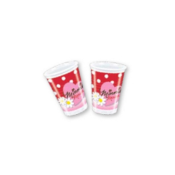 Распродажа Стакан пласт Минни Ромашки 200мл 8шт/Р