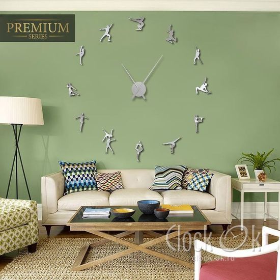 Настенные 3D часы Художественная гимнастика