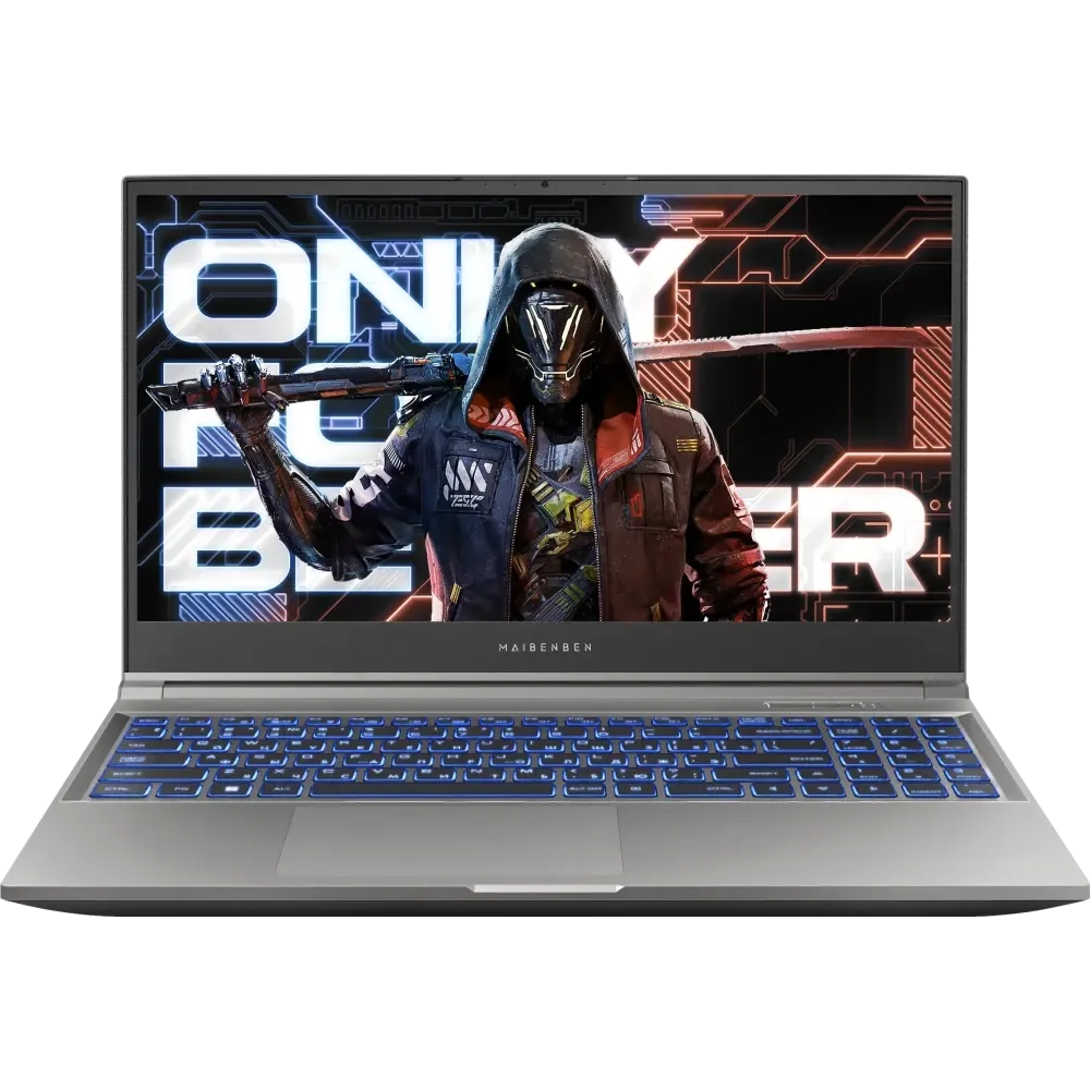 Ноутбук Maibenben X-Treme Typhoon X15A-R77435 15,6" FHD IPS 250N 144Hz/R7-7435H/16Gb/512Gb SSD/RTX 3050 6Gb/Linux/Grey