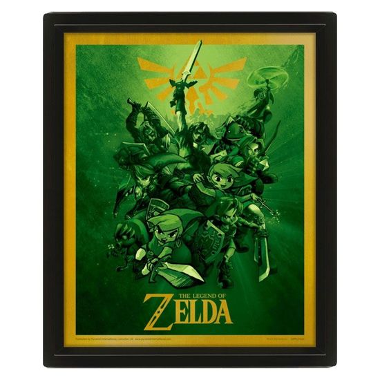 Постер 3D The Legend Of Zelda (Link) EPPL71137