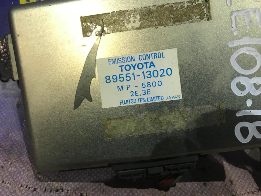 Компьютер двигателя TOYOTA COROLLA 1993