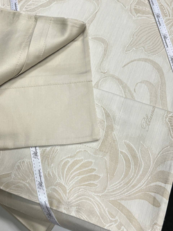 Постельное белье 2 спальное евро макси Blumarine Laperla Sahara светло-бежевое