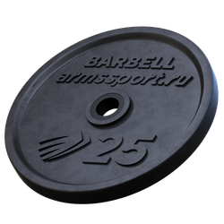 Диск Олимпийский ARMSsport 25 кг Barbell ЕВРО-КЛАССИК