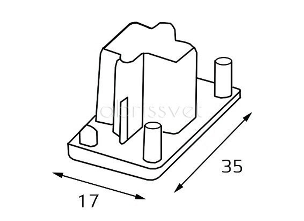 Заглушка Italline WSO 72 black