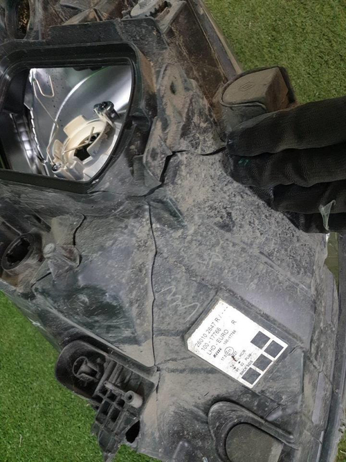 Битая Фара правая Renault Kangoo 2 (2013-2021) галоген