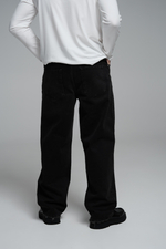 Джинсы широкие | black