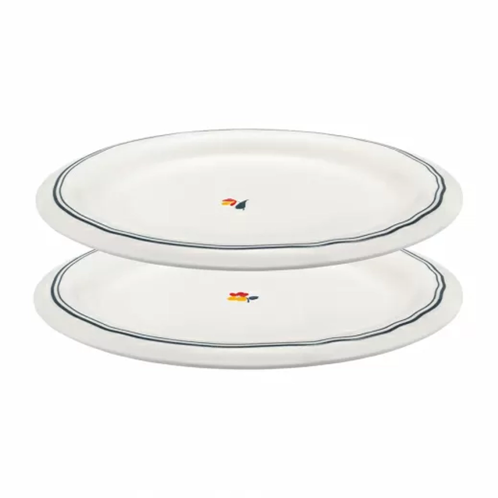 Набор обеденных тарелок Plush, Little Petals, d=26 см, 2 шт.