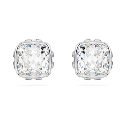 BIRTHSTONE:PE STUDS APR WHI/RHS