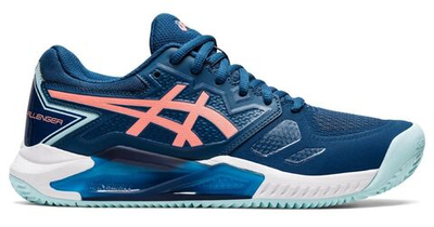 Женские Кроссовки теннисные Asics Gel-Challenger 13 Clay - light indigo/guava