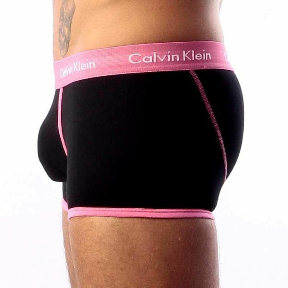Мужские трусы хипсы Calvin Klein 365 Black Pink CK16102