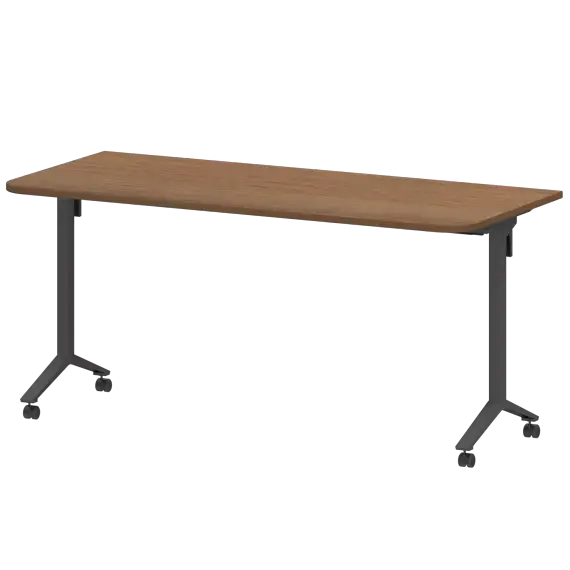 Стол мобильный складной радиусный МБ22-160.70Р  1600x700x750 Моби