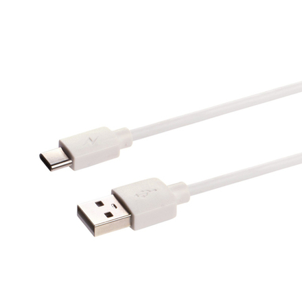 Кабель в ПВХ оплетке Tdm Electric ДК 5, USB - Type-C, 1 м, белый