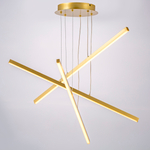 739132 Люстра PALLA 36W LED 1620LM ЗОЛОТО 3000K