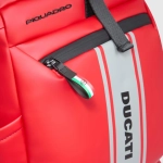 Рюкзак ролл-топ из полиуретана Piquadro Ducati/Rosso