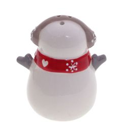 GAEM Набор: солонка и перечница "Снеговик меломан", L6,5 W5 H7,5 см