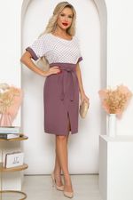 Платье "Неотразимая" (горох) П4146 LT Collection (Акция)