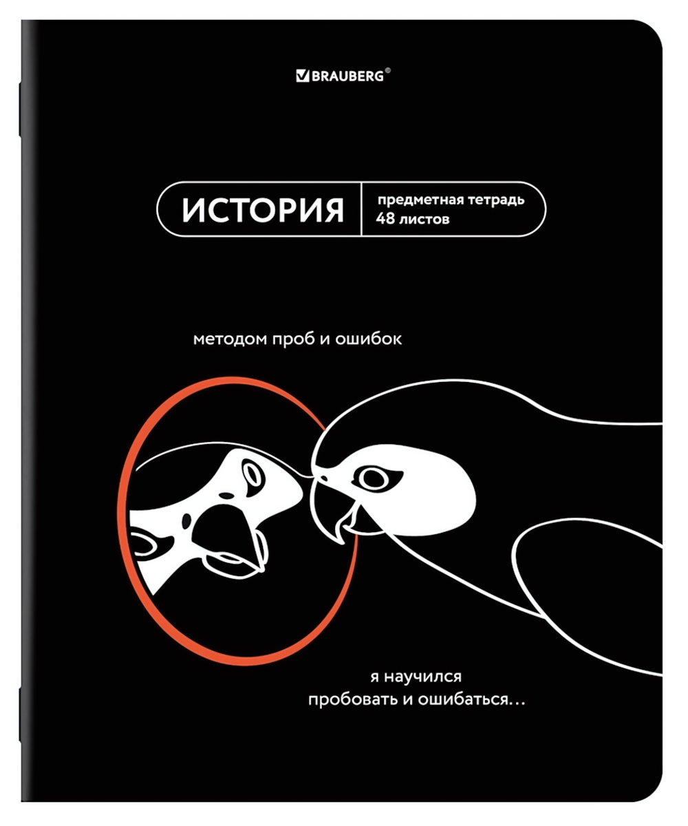 Тетрадь предмет. А5 48л. клетка "Мемы" История twin лак, подсказки (BRAUBERG)