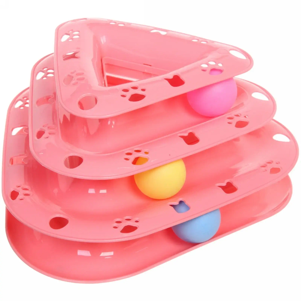 Игрушка для кошек интерактивная «Поймай меня!» 26*14см цвет розовый Ultramarine