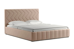 Кровать Агата, спальное место 160х200, велюр