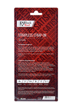 Безремневой страпон Toyfa Black&Red чёрный 35 см