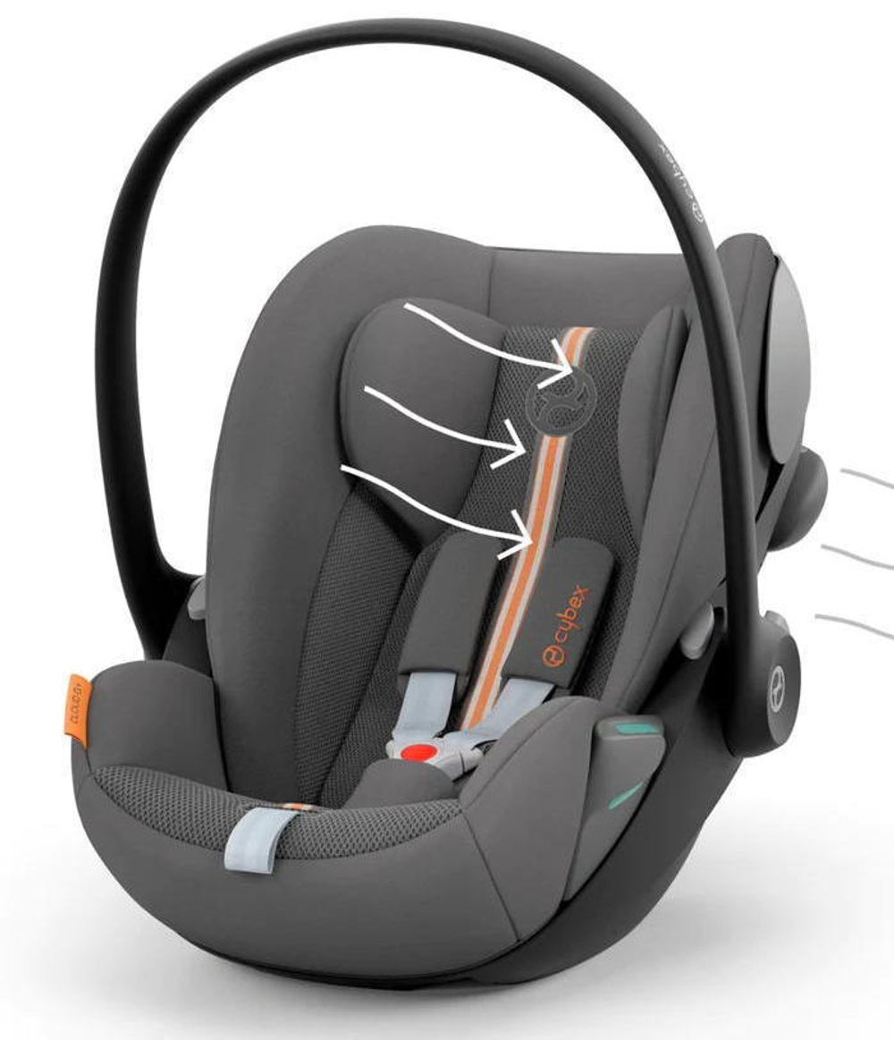 Автокресло Cybex Cloud G i-Size с базой isofix Base G Lava Grey Plus