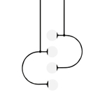 Pendant design lamp  C Light by Bower (Black)