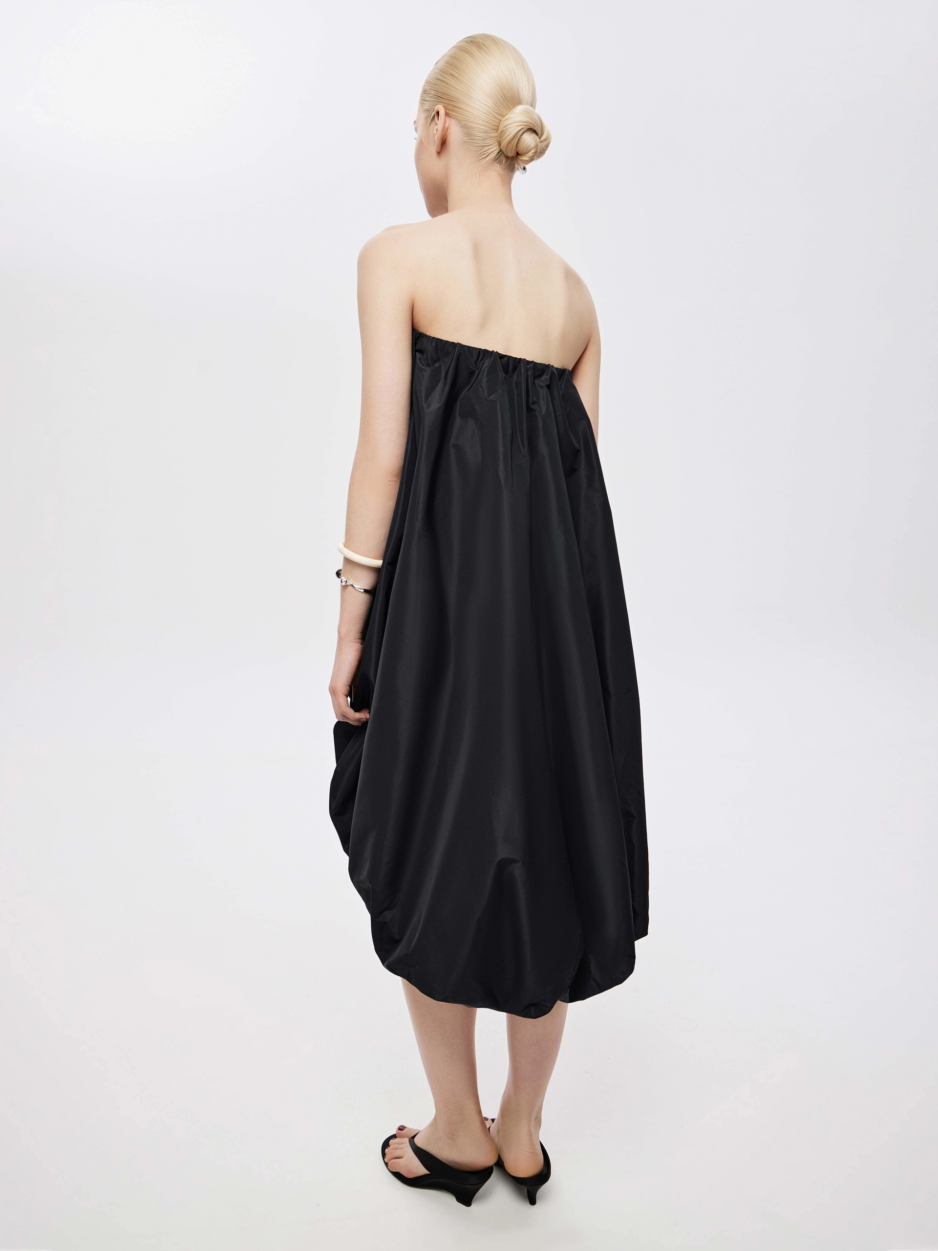 Платье баллон из греческой тафты