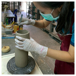 Ваза IKEA FRODD (ФРЕДД), Темно-зеленый, 21 см