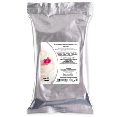 Мастика белая «Top Decor» 600 гр