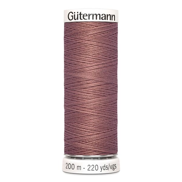 Нитки универсальные Gutermann Sew-all 100 (200 метров), 5 кат. | 844 пудрово-розовая глина