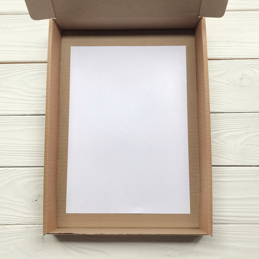 Коробка 25 х 35 х 4 см, бурая